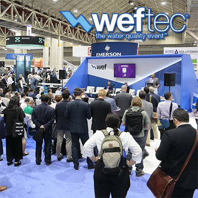 We will be at WEFTEC, starting October 23rd