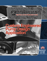 Custom Engineered Pump Design Application