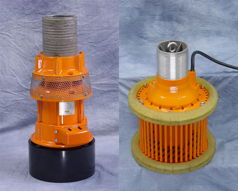 Aerial firefighting helicopter pumps